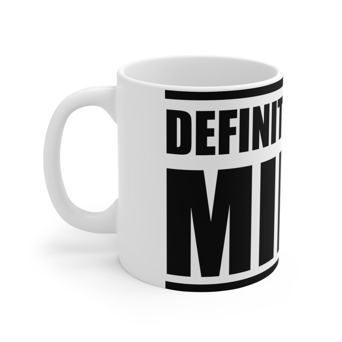 Definitely NOT a Mimic Double sided Mug with Color Inside