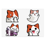 Brain Mascot Emoji Sticker Sheet, Set 3