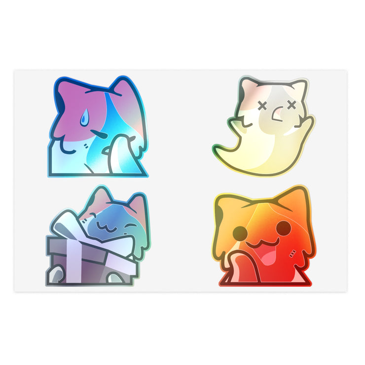 Brain Mascot Emoji Sticker Sheet, Set 3