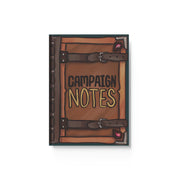 Campaign Notes Hard Backed Journal, hand drawn, Brown
