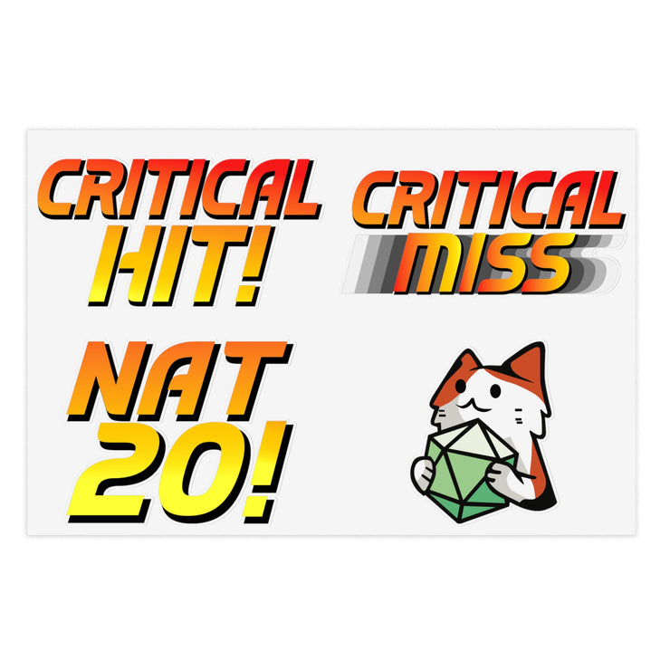 "Critical Moments" Sticker Sheet